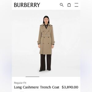 Burberry Cashmere Coat